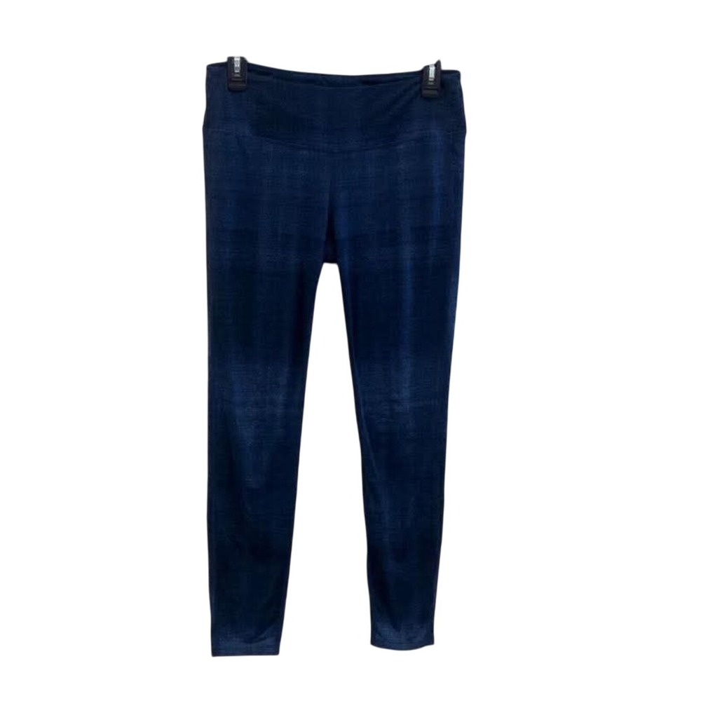 Athleta Blue Full Length Activewear Leggings Women's Medium Athletic Yoga Pants